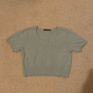 Brandy Melville Sage Green Sweater Top